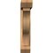 Ekena Millwork Funston Slat Smooth Bracket w/ Offset Brace, Western Red Cedar, 5 1/2"W x 24"D x 28"H BKT0604X24X28FST06SWR - alternate 4